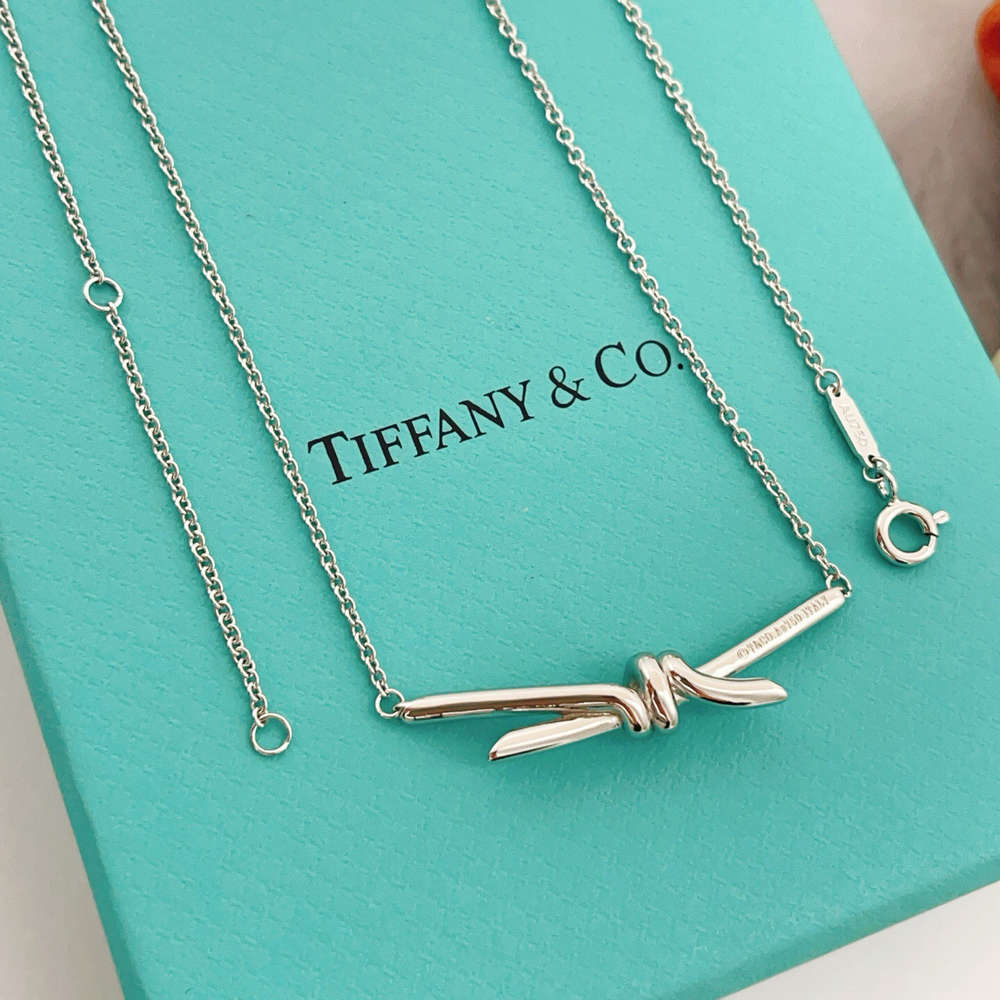 Tiffany & Co. Silver smooth rope necklace